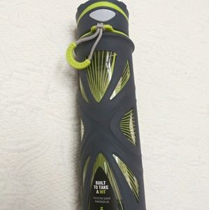 Zulu Atlas Glass Water Bottle, 20 oz, Grey/Green